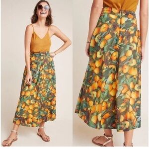 Maeve Summer Orchard Midi Skirt